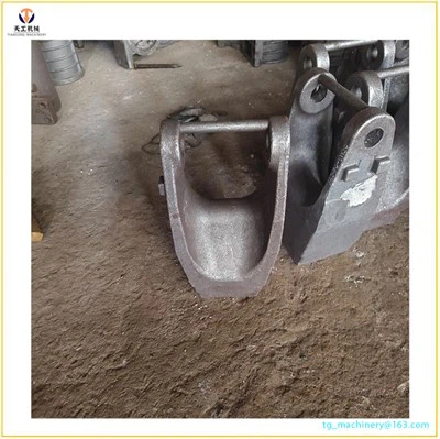 Peças de escavadeira de fundição de precisão